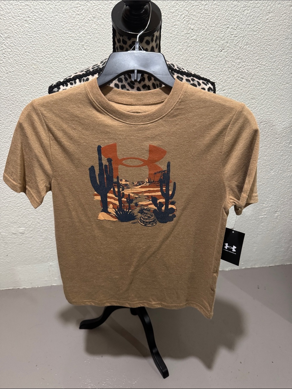 Under Armour Brown Desert Cactus Graphic Tee